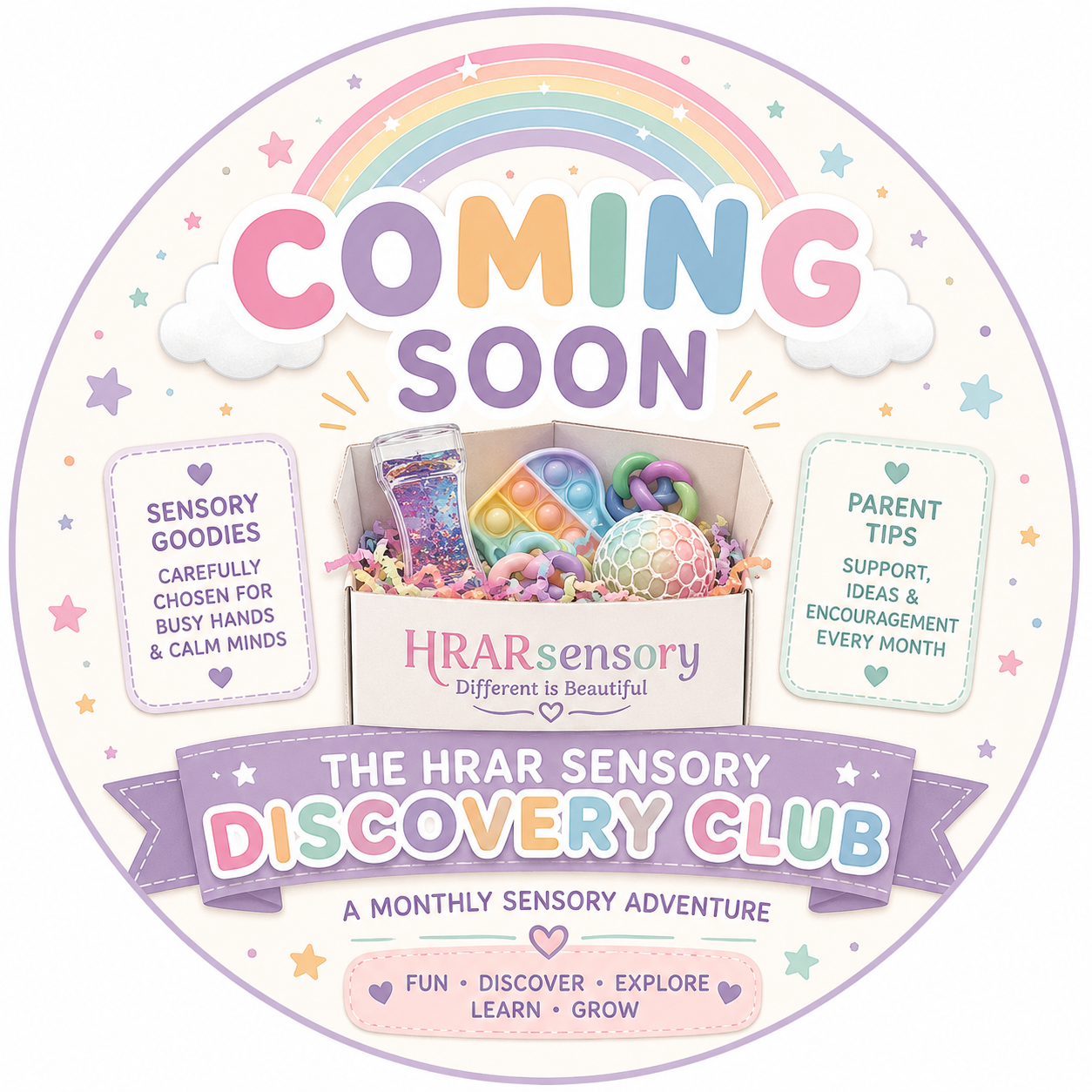 HRAR Sensory Discovery Club – Founding Membership